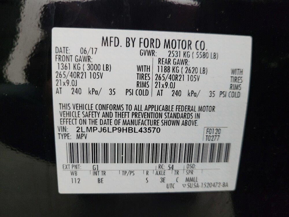 2017 Lincoln MKX in Mesa, AZ 85210 - 18106726 33