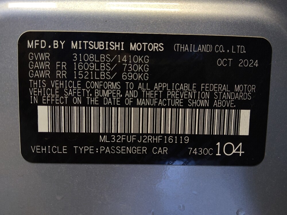 2024 Mitsubishi Mirage G4 in Albuquerque, NM 87113 - 18106737 33