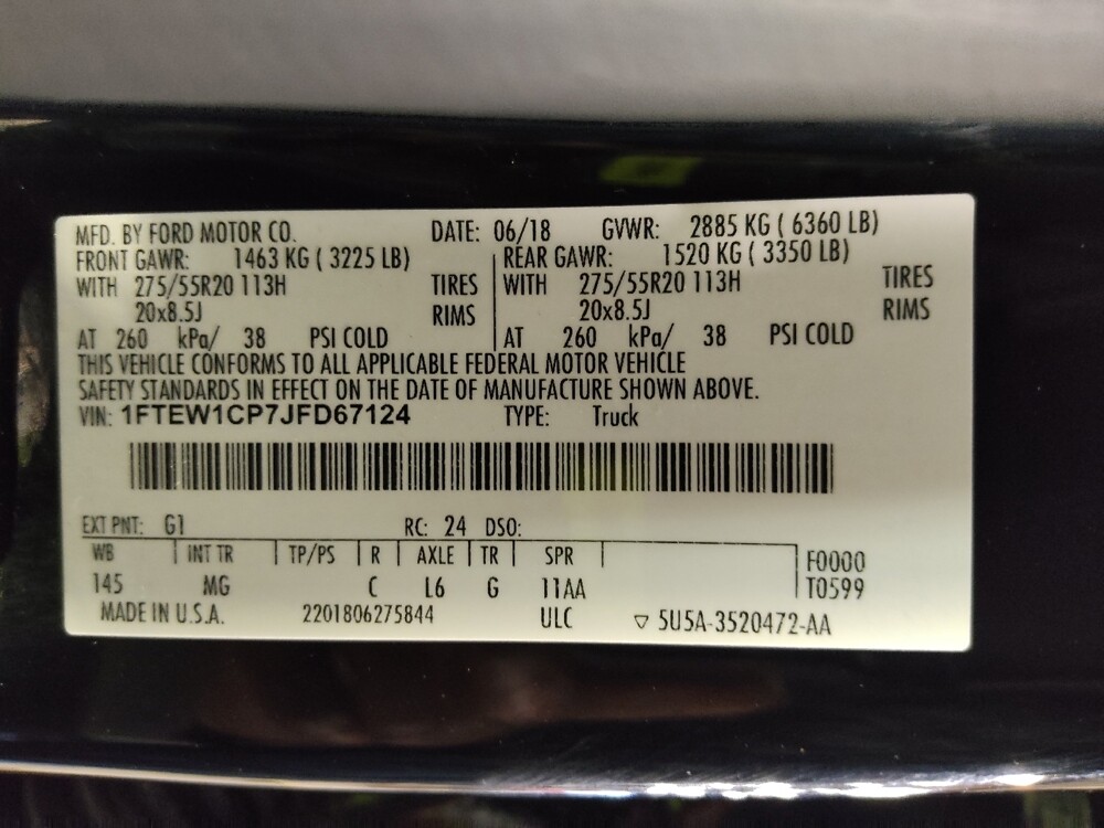 2018 Ford F150 in Bradenton, FL 34207 - 18106755 33