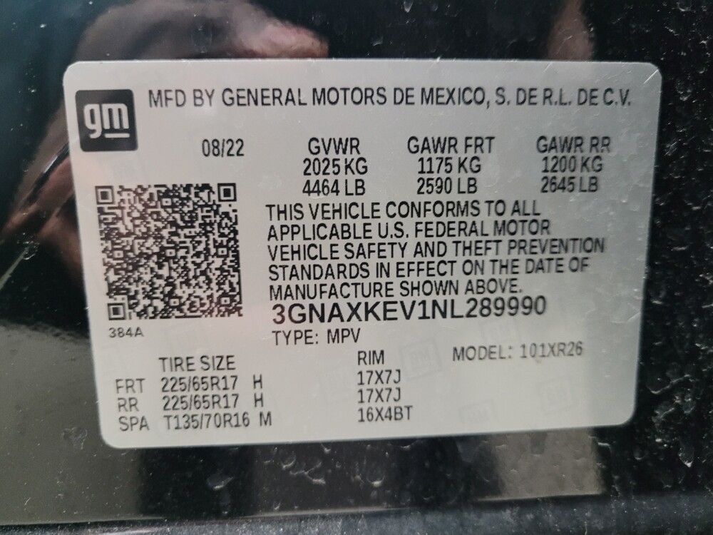 2022 Chevrolet Equinox in Eastpointe, MI 48021 - 18106764 33