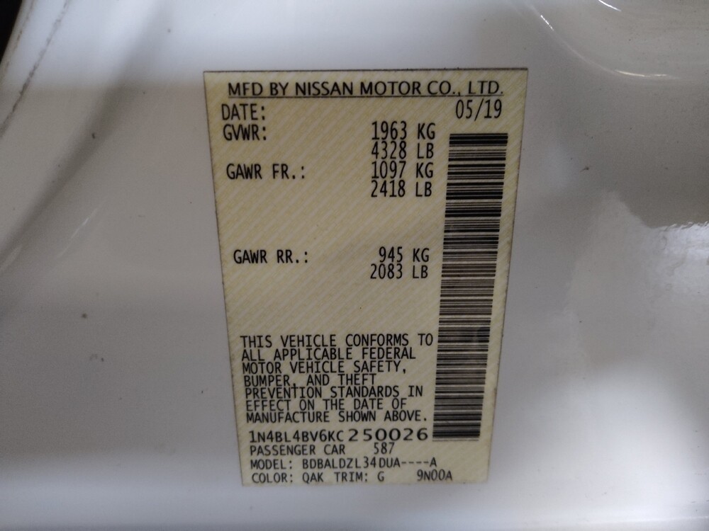 2019 Nissan Altima in West Palm Beach, FL 33409 - 18106769 33