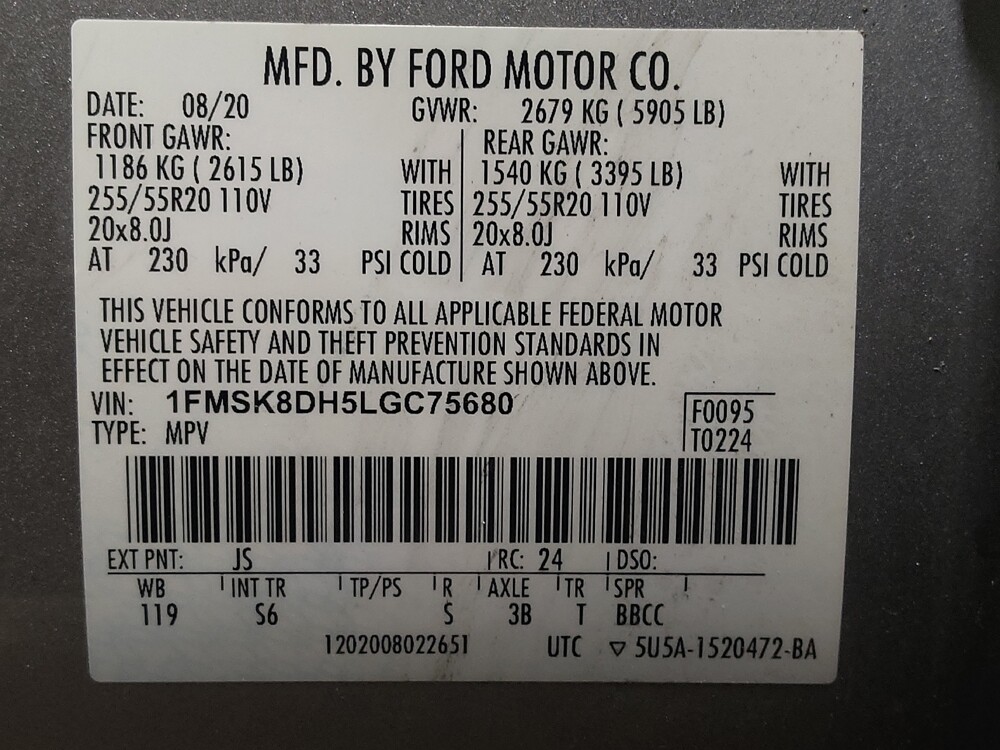 2020 Ford Explorer in Ocala, FL 34471 - 18106772 33