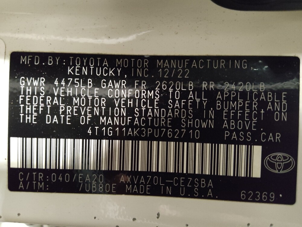 2023 Toyota Camry in Orlando, FL 32808 - 18106775 33