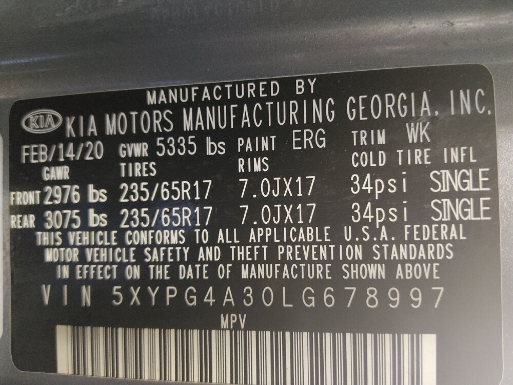 2020 Kia Sorento in Fayetteville, NC 28304 - 18106788 33