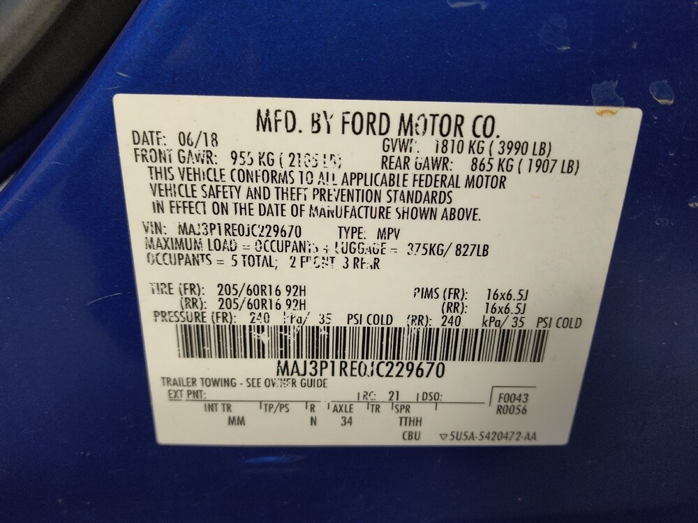 2018 Ford EcoSport in Greenville, SC 29607 - 18106795 33