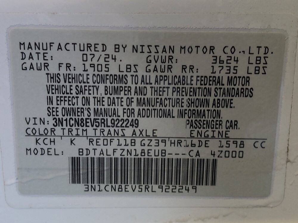 2024 Nissan Versa in Houston, TX 77034 - 18106844 33