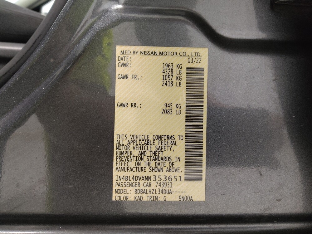 2022 Nissan Altima in Columbus, OH 43231 - 18106853 33