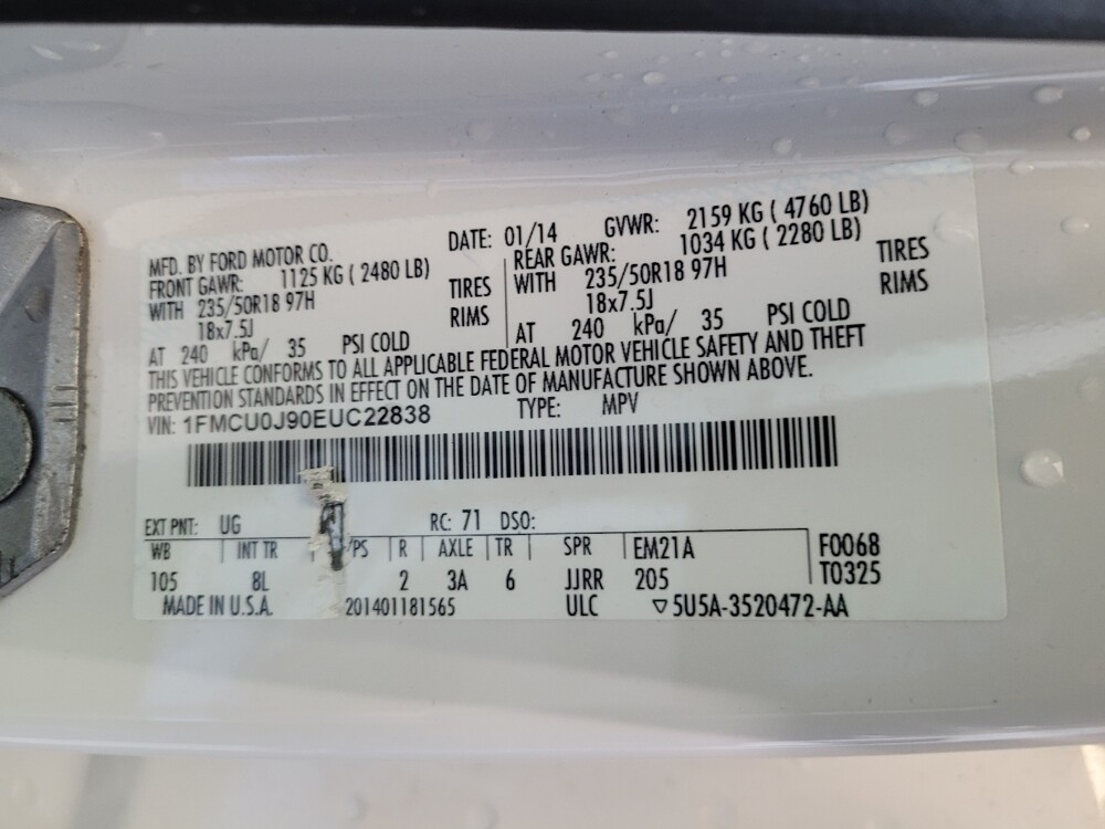 2014 Ford Escape in Columbus, OH 43228 - 18106860 33