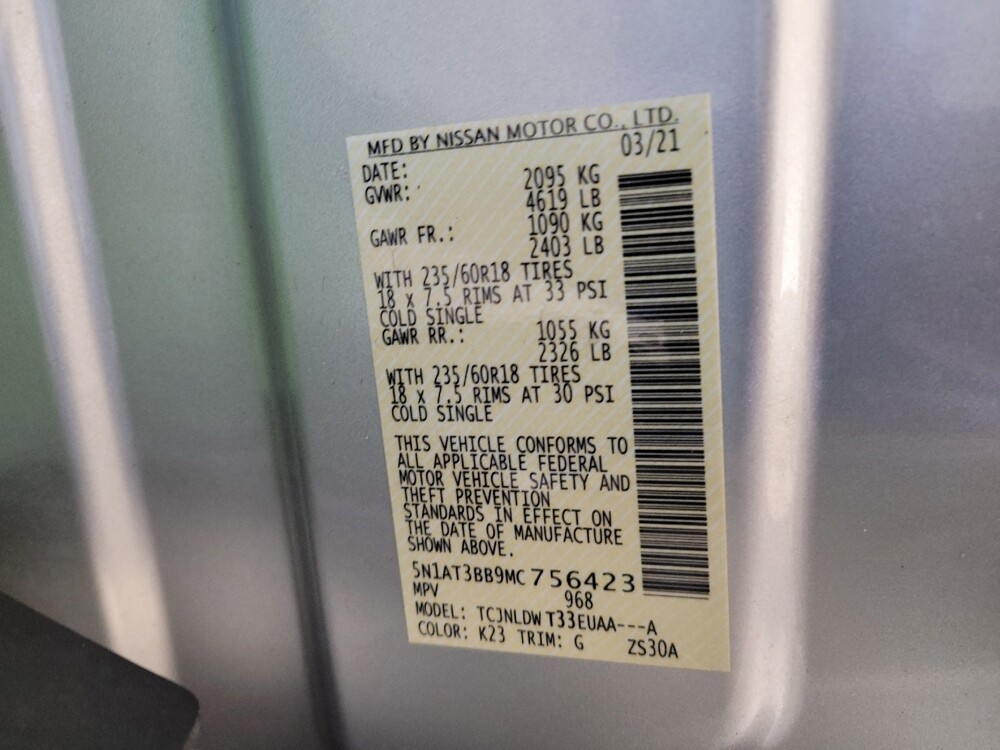 2021 Nissan Rogue in Fairfield, OH 45014 - 18106868 33