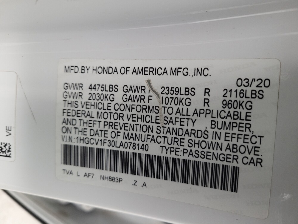 2020 Honda Accord in Columbus, OH 43228 - 18106869 33