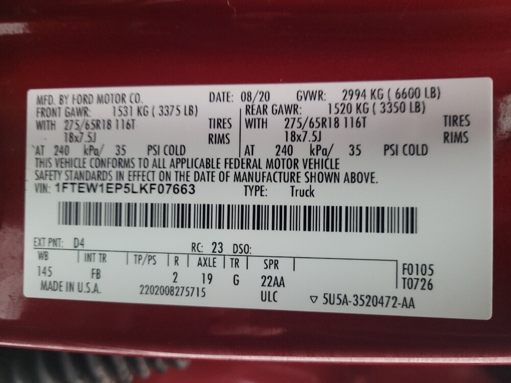 2020 Ford F150 in Antioch, TN 37013 - 18106882 33