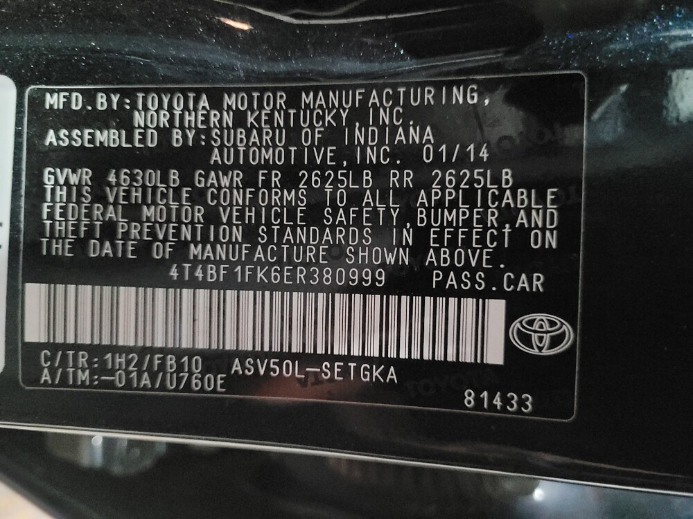 2014 Toyota Camry in Newport News, VA 23601 - 18106889 33