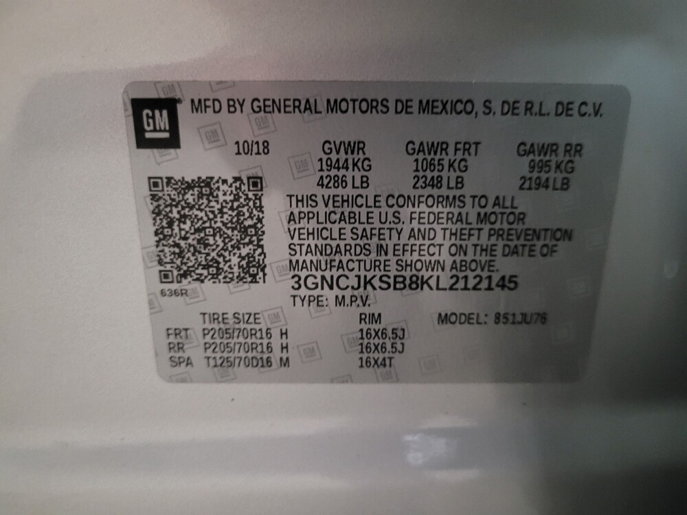 2019 Chevrolet Trax in Newport News, VA 23601 - 18106896 33