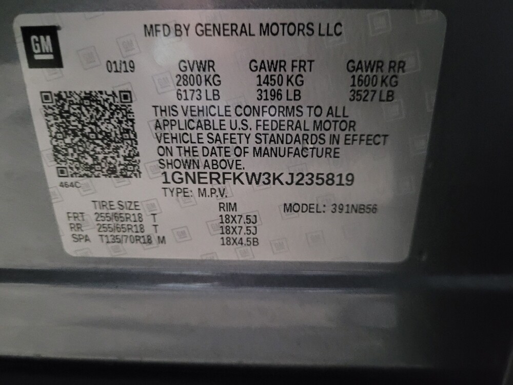 2019 Chevrolet Traverse in New Castle, DE 19720 - 18106900 33