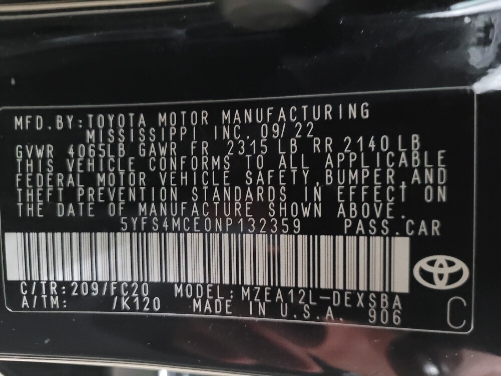 2022 Toyota Corolla in Williamstown, NJ 8094 - 18106903 33