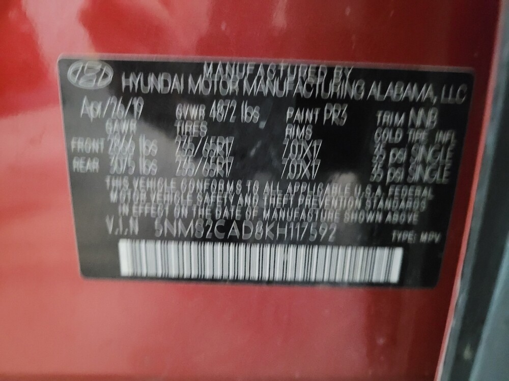 2019 Hyundai Santa Fe in New Castle, DE 19720 - 18106922 33