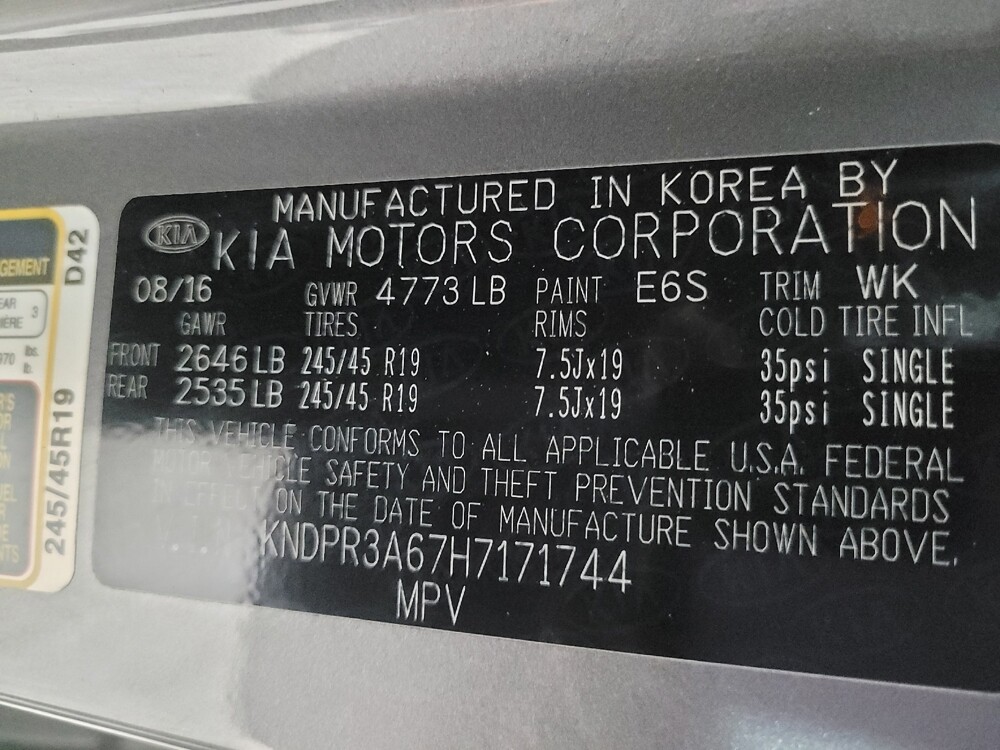 2017 Kia Sportage in Union City, GA 30291 - 18106926 33