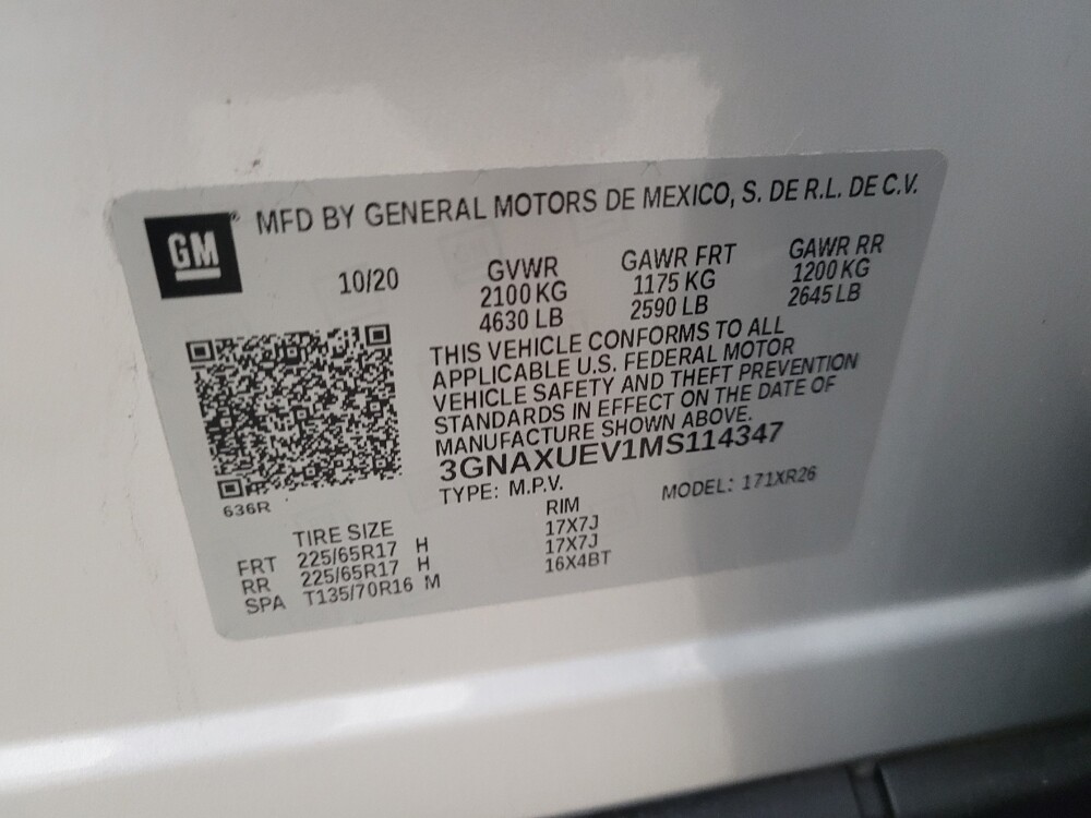 2021 Chevrolet Equinox in Taylor, MI 48180 - 18106937 33