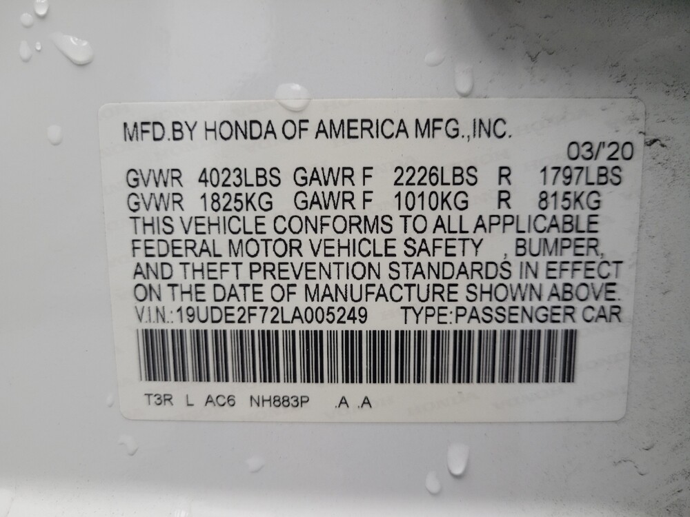 2020 Acura ILX in Indianapolis, IN 46219 - 18106940 33