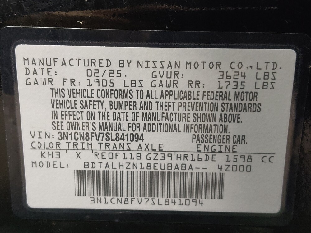 2025 Nissan Versa in Houston, TX 77074 - 18106955 33