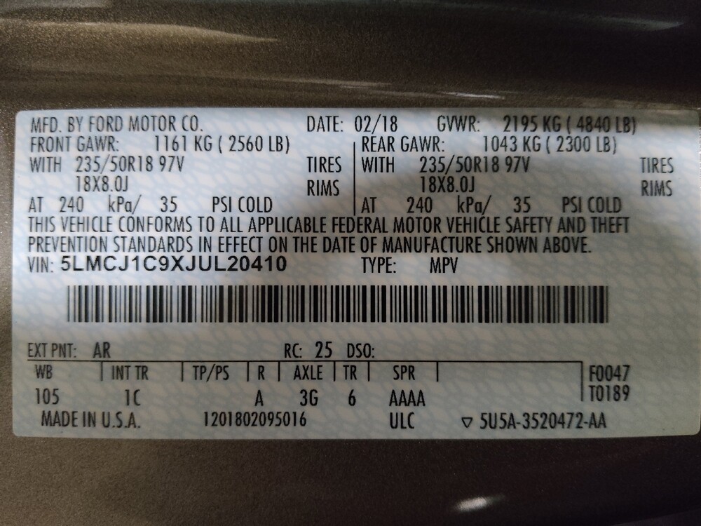 2018 Lincoln MKC in Orlando, FL 32808 - 18106963 33