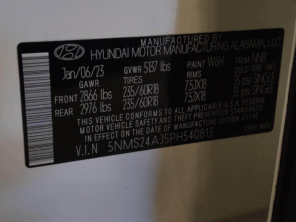 2023 Hyundai Santa Fe in Orlando, FL 32808 - 18106964 33