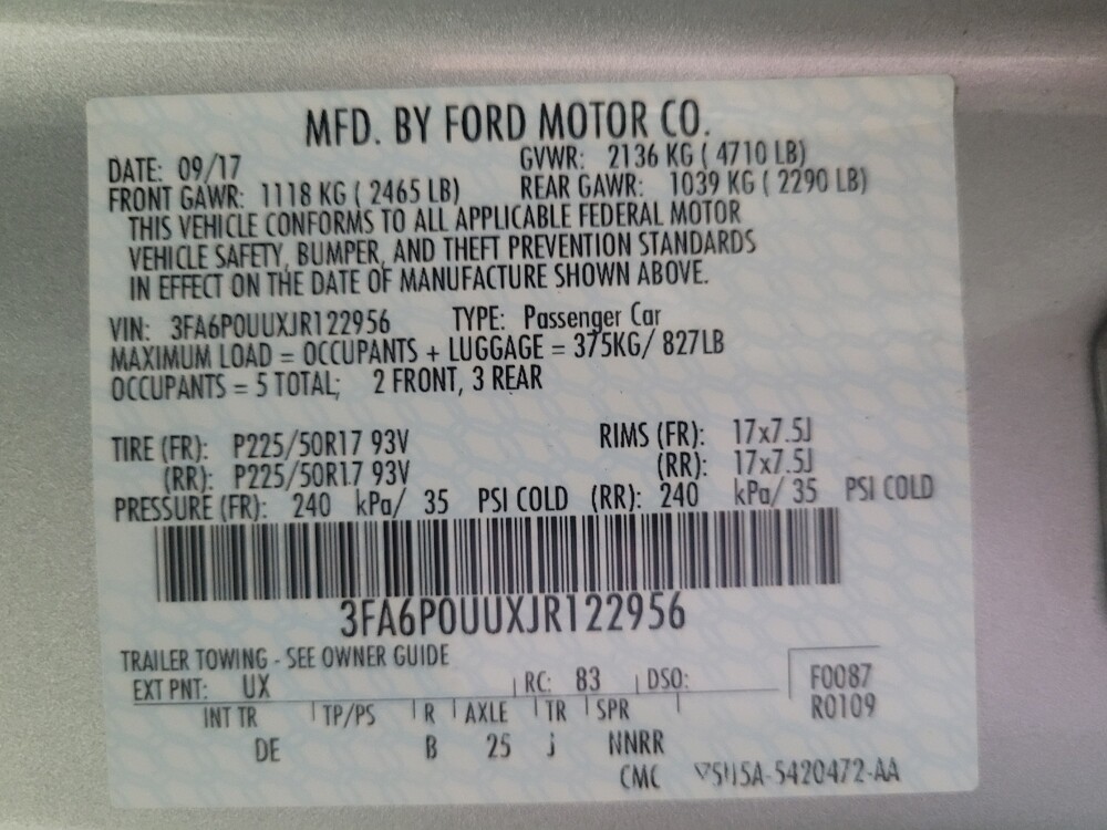 2018 Ford Fusion in Chattanooga, TN 37421 - 18106999 33