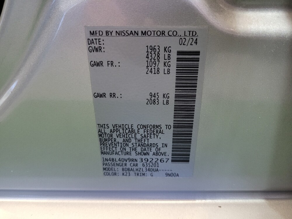 2024 Nissan Altima in Columbus, OH 43228 - 18107007 33