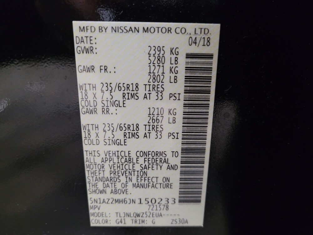 2018 Nissan Murano in New Castle, DE 19720 - 18107022 33