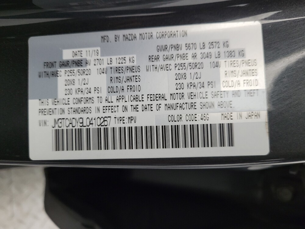 2020 MAZDA CX-9 in Mesa, AZ 85210 - 18107036 33