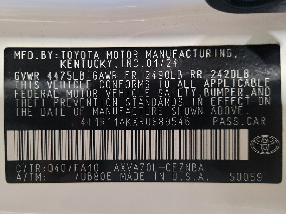 2024 Toyota Camry in West Palm Beach, FL 33409 - 18107043 33