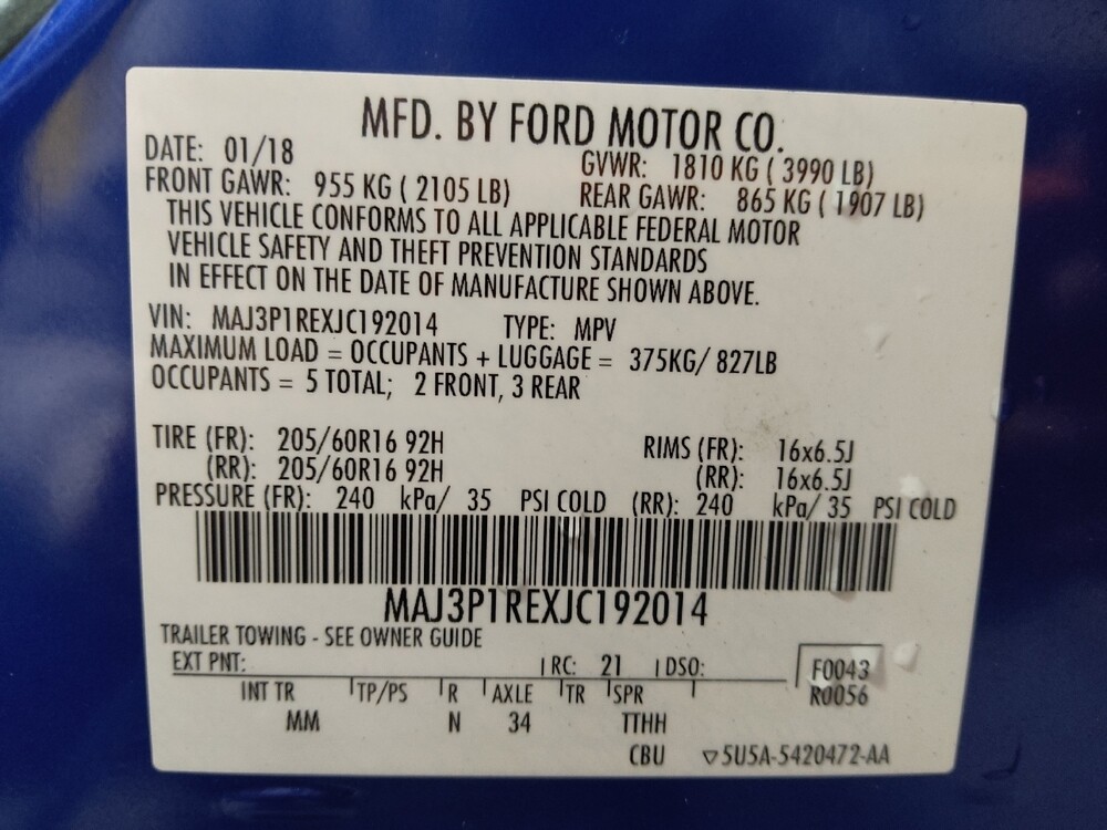 2018 Ford EcoSport in Winston-Salem, NC 27103 - 18107069 33