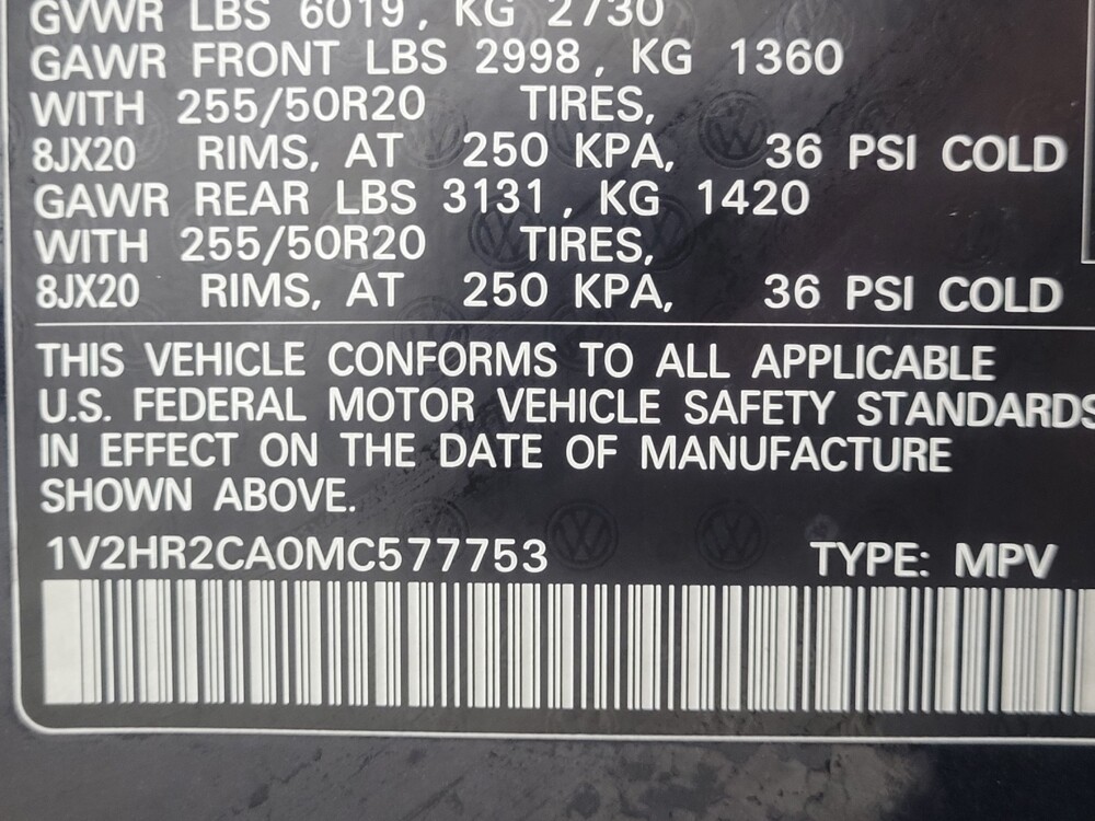 2021 Volkswagen Atlas in Indianapolis, IN 46222 - 18107118 33