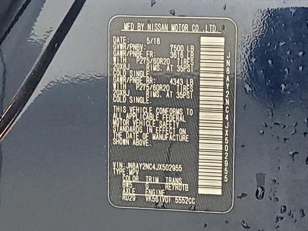 2018 Nissan Armada in Huntsville, AL 35816 - 18107219 33