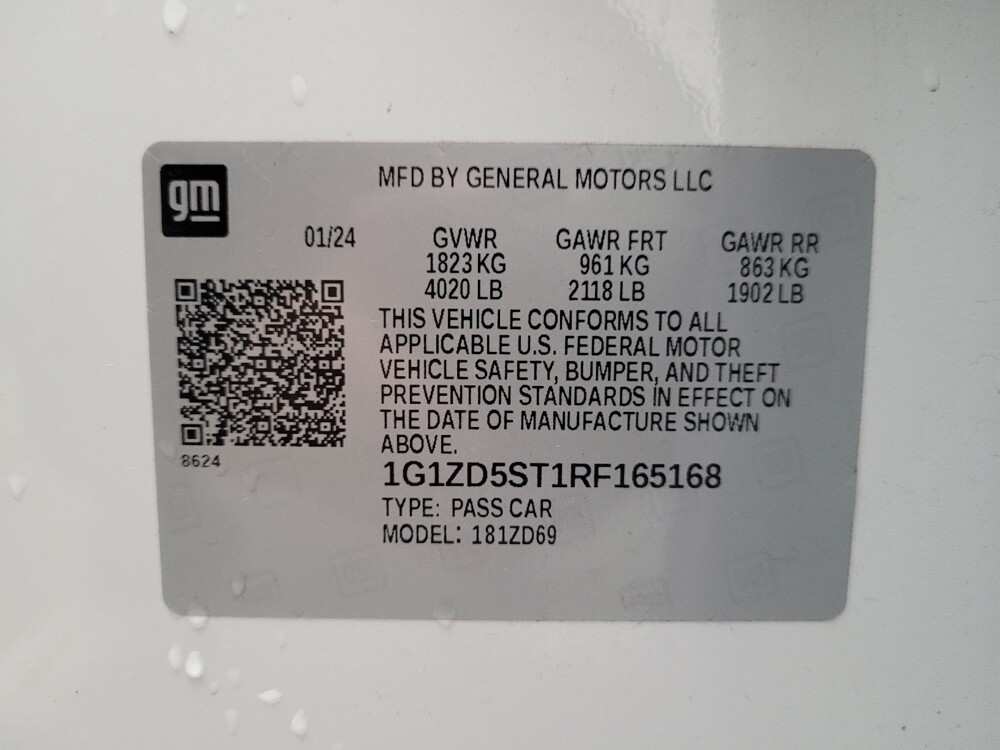 2024 Chevrolet Malibu in Sacramento, CA 95821 - 18107222 33