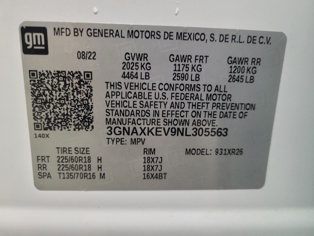 2022 Chevrolet Equinox in Birmingham, AL 35215 - 18107265 33