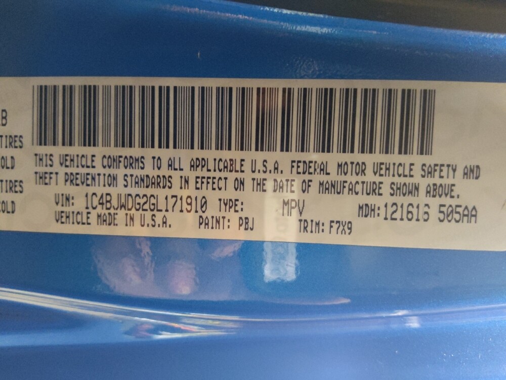 2016 Jeep Wrangler in Glendale, AZ 85301 - 18107284 33