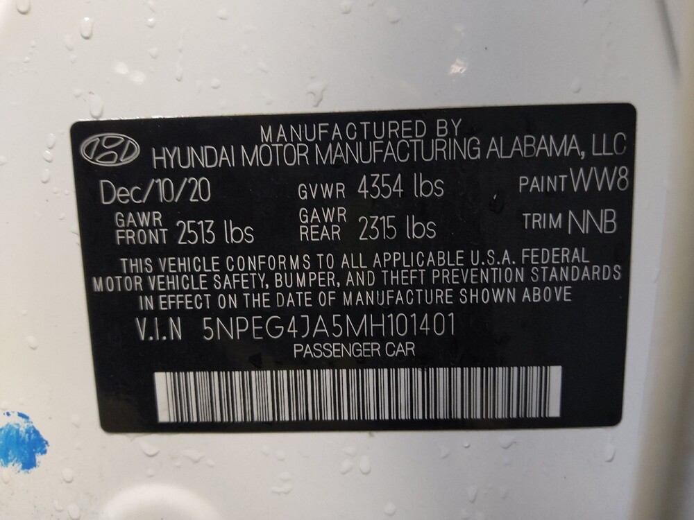 2021 Hyundai Sonata in Tallahassee, FL 32304 - 18107291 33