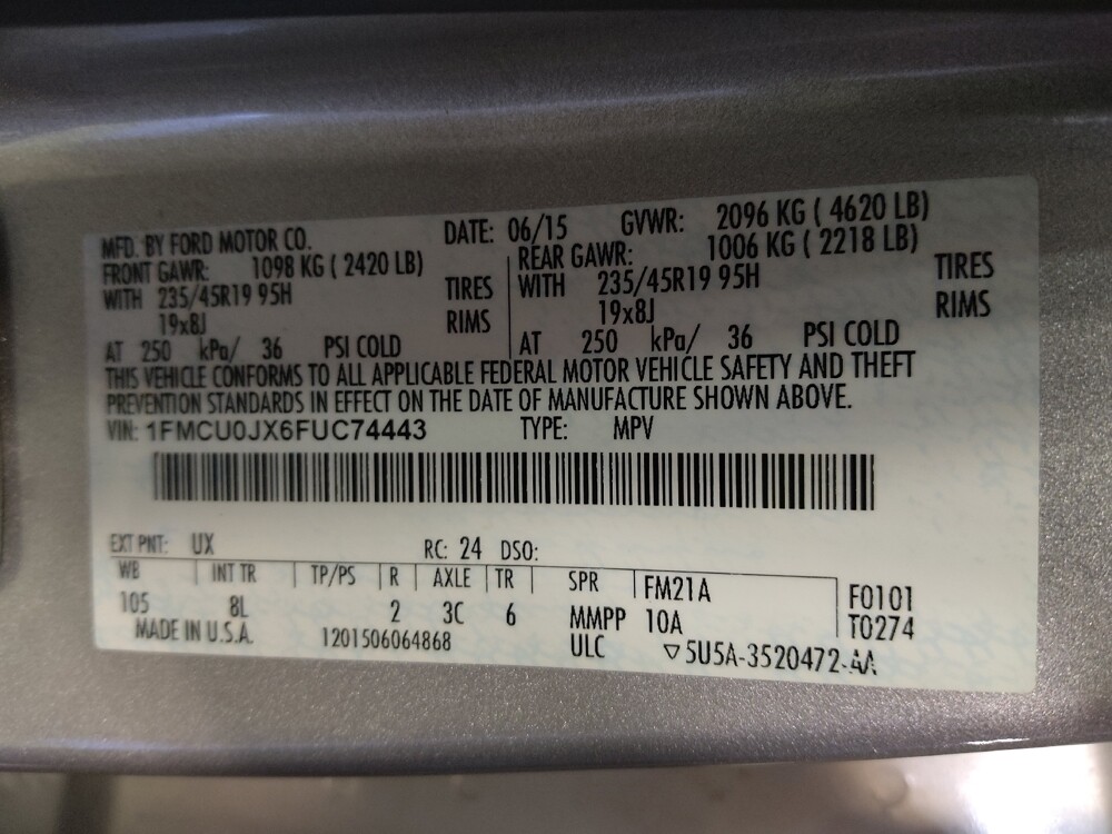 2015 Ford Escape in Bradenton, FL 34207 - 18107307 33