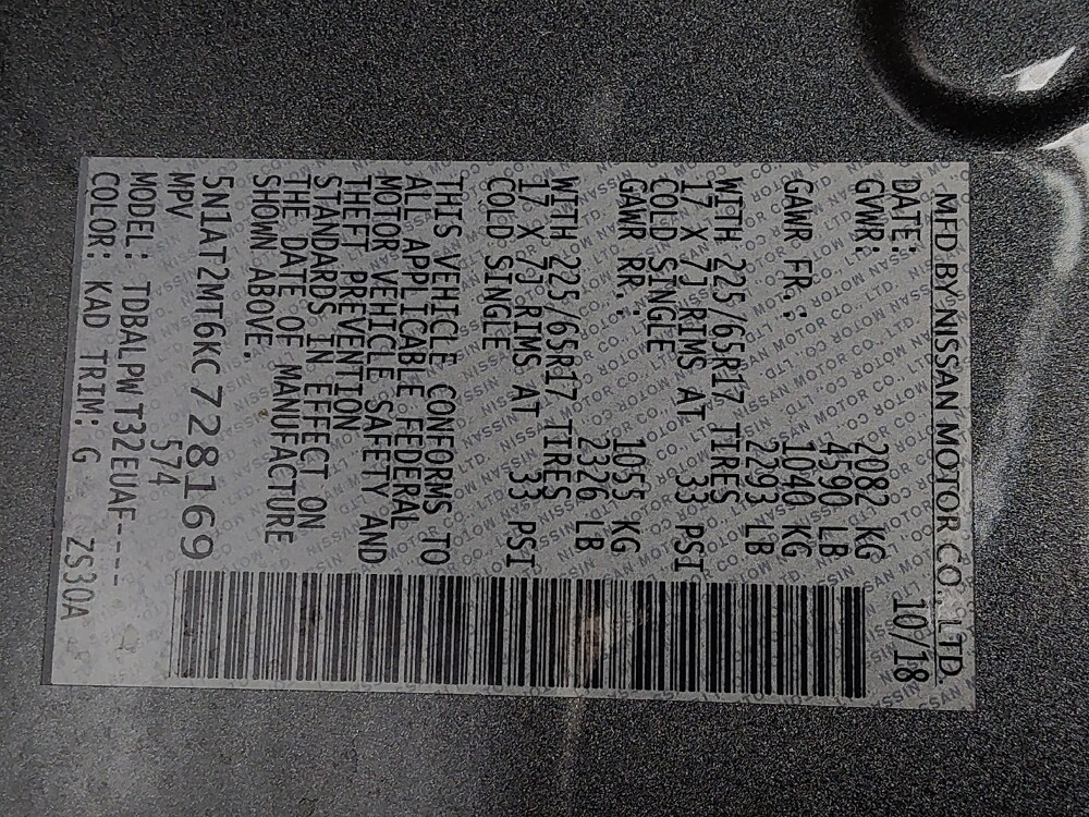 2019 Nissan Rogue in Orlando, FL 32808 - 18107318 33