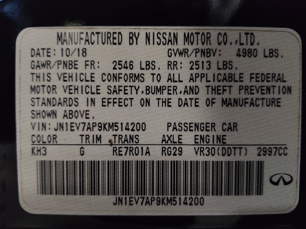 2019 INFINITI Q50 in Mobile, AL 36606 - 18107321 33