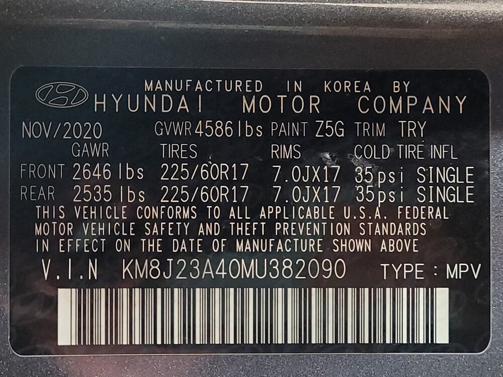 2021 Hyundai Tucson in Jacksonville, FL 32225 - 18107329 33