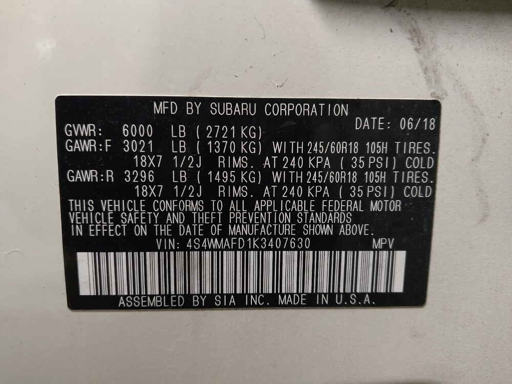 2019 Subaru Ascent in West Palm Beach, FL 33409 - 18107330 33