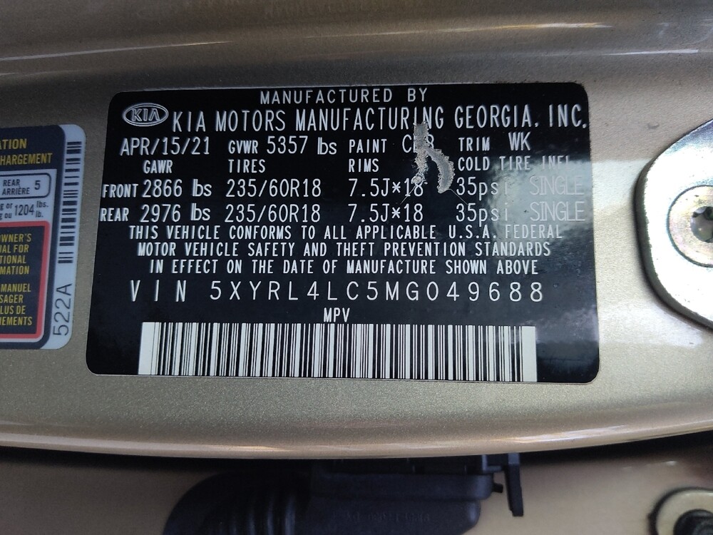 2021 Kia Sorento in Sanford, FL 32773 - 18107336 33