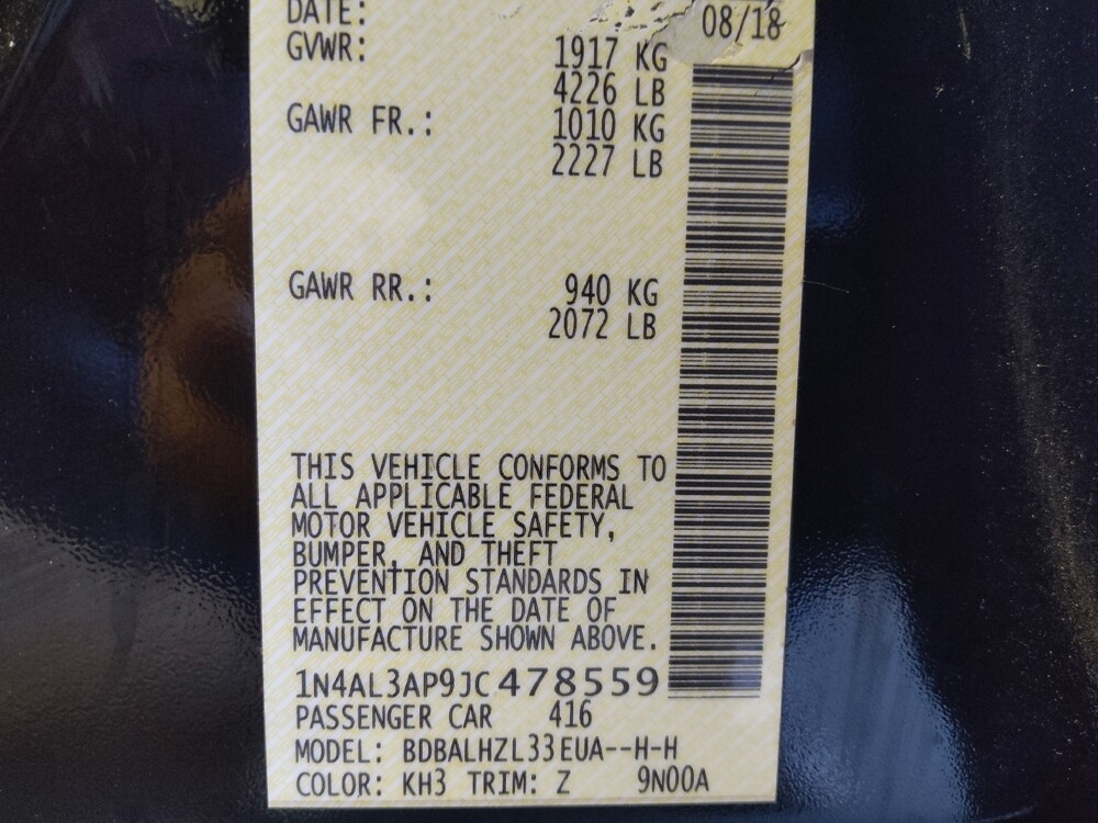 2018 Nissan Altima in Live Oak, TX 78233 - 18107401 33