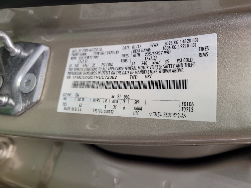 2017 Ford Escape in Toledo, OH 43617 - 18107411 33