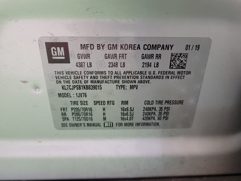 2019 Chevrolet Trax in Maple Heights, OH 44137 - 18107416 33