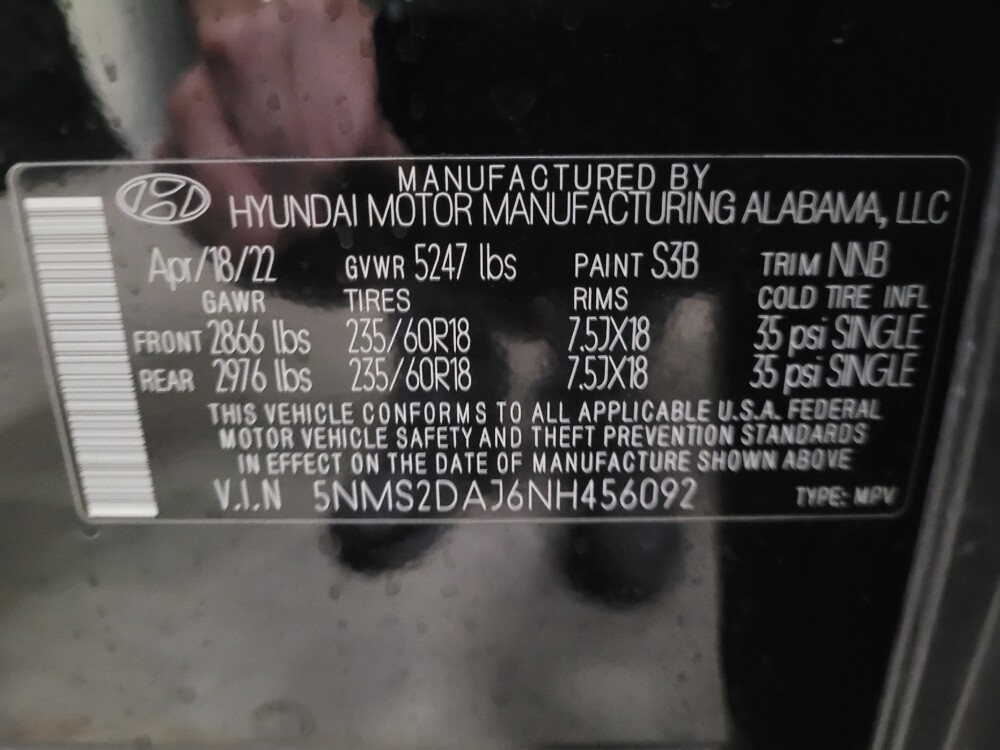 2022 Hyundai Santa Fe in New Castle, DE 19720 - 18107435 33