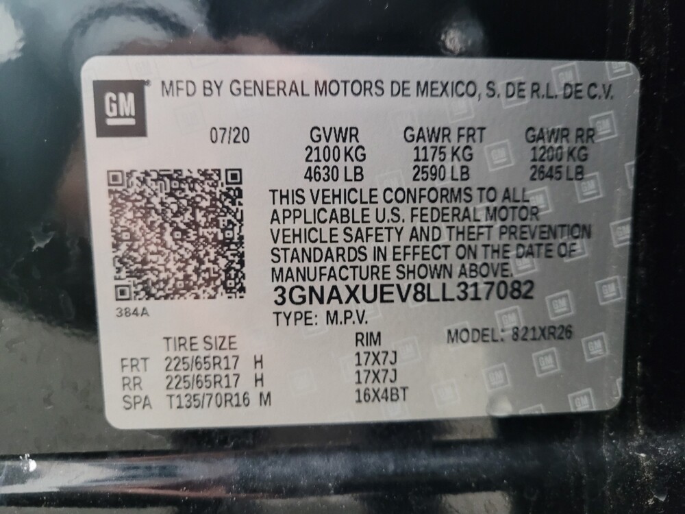 2020 Chevrolet Equinox in Taylor, MI 48180 - 18107459 33