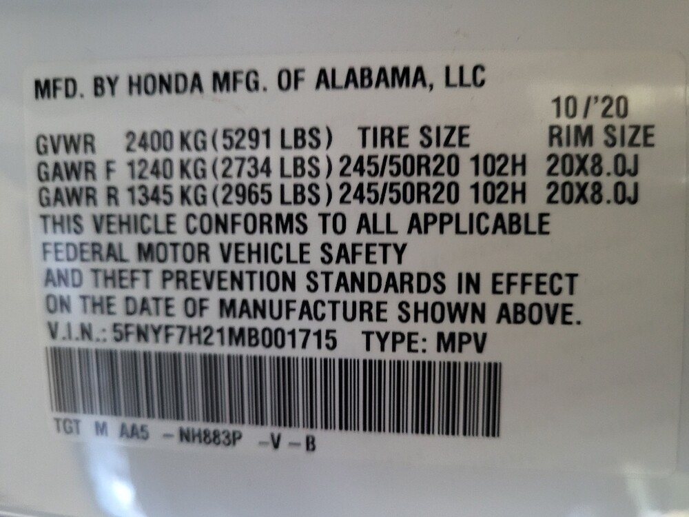 2021 Honda Passport in Tallahassee, FL 32304 - 18107480 33
